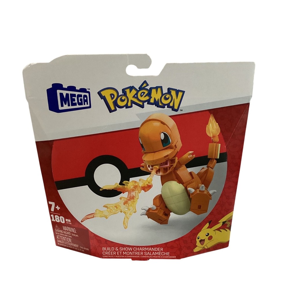 Mega Pokemon Build & Show Charmander 180 Pcs Building Set GKY96‎ New